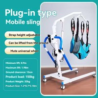Máquina Multifuncional de Transferencia para Pacientes Mayores, Ortesis, Capacidad de 150 kg, Control Remoto, Batería de Litio, Plegable