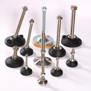 רגליים פילוס מתכוונן כבד רגליים ניילון מתכווננת עם תיקון חורים m6/m8/m10/m12/m16/m20/m24/ - Product Image 5