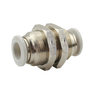 Liyuan Pneumatic <b>Quick</b> Connect Coupler PM-4 Copper Plastic Straight <b>Connector</b> For Air Hose - Product Image 1