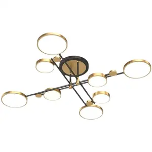 Minimalistische Moderne Luxe Decoratie Hanger Licht Voor Indoor Slaapkamer Creatieve Nordic Plafond Lamp Bed Verlichting Ledchandelier