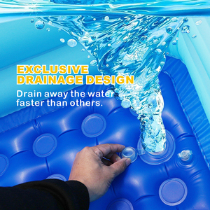 Custom Logo Printed Eco-friendly PVC <strong>Rectangular</strong> Inflatable <strong>Pool</strong> for Kids &amp; Adults Portable Family Summer Fun in Backyard - Product Image 5