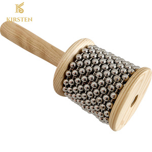 Venta al por mayor: <span class=keywords><strong>Instrumento</strong></span> de percusión Orff KIRSTEN CM13, <span class=keywords><strong>cabasa</strong></span> de madera y aleación para la educación <span class=keywords><strong>musical</strong></span> infantil y actuaciones escénicas. - Product Image 2