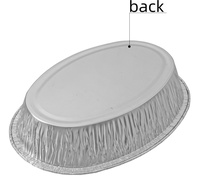 Conteneur rond jetable en aluminium à prix d'usine, écologique, pour cuisson, moule à gâteau jetable, plat en aluminium