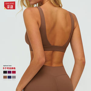 Disko Sport Sujetador deportivo para mujer, sujetador deportivo transpirable con cuello cuadrado y diseño de espalda hueca para fitness y correr 9313 - Product Image 2