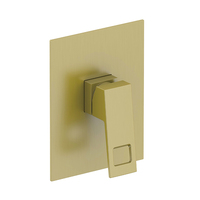 Ensemble de robinetterie de douche murale en laiton à commande monofonction avec noyau en céramique et double poignée pour hôtels et villas
