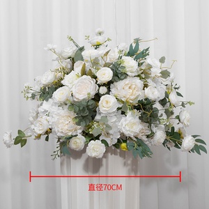 Centro <span class=keywords><strong>de</strong></span> Mesa Floral <span class=keywords><strong>de</strong></span> Lavanda y Lila, Arreglo <span class=keywords><strong>de</strong></span> Rosas Artificiales <span class=keywords><strong>de</strong></span> Seda Púrpura para Decoración <span class=keywords><strong>de</strong></span> Mesa <span class=keywords><strong>de</strong></span> Boda - Product Image 4