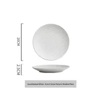 Assiettes en plastique non toxique Yumuki Kaji, style Japandi, luxe léger, pour usage domestique et commercial, assiettes à steak et pâtes de haute qualité