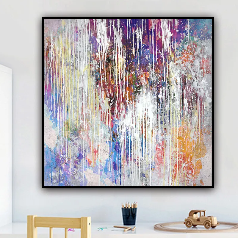 High Quality Decoration Oil Canvas Painted Art Picture Paintings Abstract Wall Art Large Abstract Hand Painting