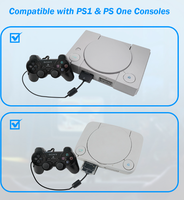 Kartu Memori BitFunx PSxMemCard untuk Menyimpan Penyimpanan Game PS1 dan PS2 pada Konsol Game Retro