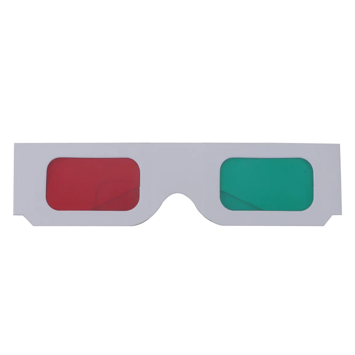 Anaglyph 3D แว่นตากระดาษแข็ง3D แว่นตาดู Anaglyph สีแดงสีฟ้า3D แว่นตาสำหรับภาพยนตร์วิดีโอ