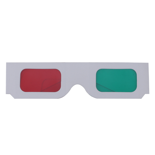 Universal Cardboard Anaglyph 3D Glasses Red Blue AR Hardware for Movie Video Paper 3D View Glasses