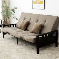 Canapé-lit pliant multifonctionnel, cadre en métal, style vintage, haute qualité