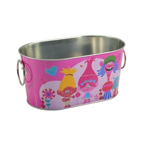 Hình chữ nhật 8-10l thiếc lớn kim loại Xô đá cho bên bia mát - Product Image 3