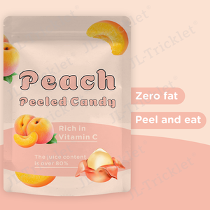 Gomitas de Durazno 3D Suaves, Sin Piel, con Fibra, Probióticas, Veganas, para el Control de Energía, 60 Unidades, Marca Privada OEM de Julong Supply - Product Image 3