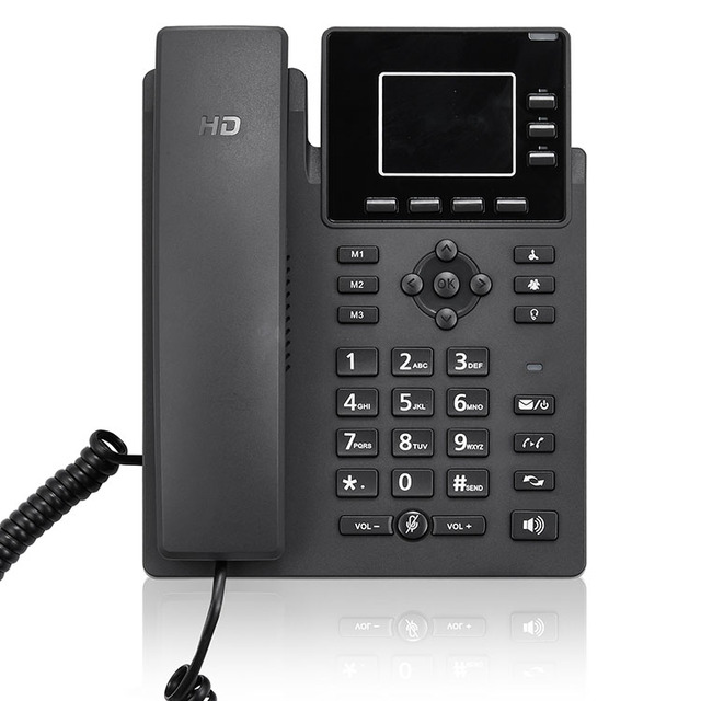 S01 IP Smart Telephone Voice Recorder Multi-Channel SIP Internet Corded Phone