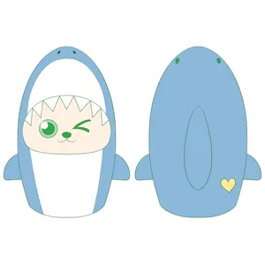 Moda Kawaii özel peluş doldurulmuş köpekbalığı kabarık yumuşak oyuncaklar çocuklar çocuklar için muhteşem hediyeler peluş oyuncak hayvan