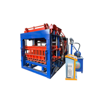 Machine de fabrication de briques creuses en béton et de pavés de couleur unie, entièrement automatique, à commande hydraulique PLC, pour la construction, modèle QT12-15