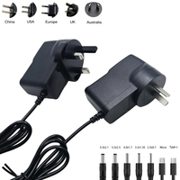 Chargeur universel de batterie au lithium DC multi-embouts 5V 6V 8.4V 12.6V 16.8V 21V 0.5A 1A 2A avec prises EU US UK, directement de l'usine