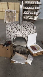 Four à pizza en briques de haute qualité pour l'extérieur, 500 degrés, four à pizza au bois pour restaurant - Product Image 4