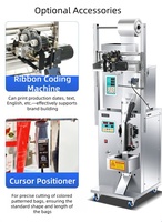 Machine d'emballage pour sachets de 100g, 200g, 500g de poudre de psyllium, de piment rouge, de thé matcha, d'assaisonnement, de soda, de légumes, de farine de poisson