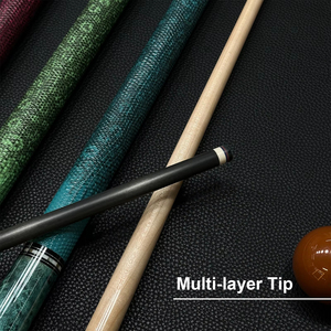 ไม้คิว Jianying Yingfeng YF‑M19/20/21 แบบแยกส่วน 1/2  ขนาด 148 ซม., น้ำหนัก 18‑20 ออนซ์, ด้ามคาร์บอนไฟเบอร์, หัวไม้เมเปิลแคนาดาแข็งแรง หุ้มหนังวัว - Product Image 6