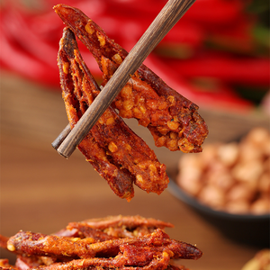 Snack Croccante al Peperoncino Istantaneo per <span class=keywords><strong>Birra</strong></span> e Bevande |   Antipasto Piccante Tradizionale del Guizhou |   Perfetto per snack da bar e vassoi per feste - Product Image 2