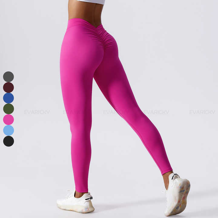 Leggings Donna Scrunch Butt - Pantaloni Yoga Alta Vita, Morbidi, Senza Cuciture, Anticellulite