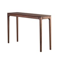 Table console en bois massif de style nordique moderne et minimaliste, table d'appoint de luxe léger pour entrée, avec fonctionnalités murales pour salon