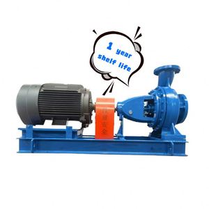 Pompe centrifuge horizontale à aspiration axiale haute pression pour eau propre et eaux usées avec joint d'étanchéité - Product Image 1