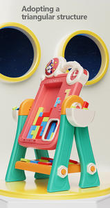 Mini kurulu standı çizim oyuncaklar Doodle kuru silme kitaplar çocuk şövale katlanabilir sıcak satış çocuklar boyama yazma katlanabilir - Product Image 4