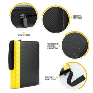 Wholesale Factory Durable 4 Pocket Custom Trading <b>Card</b> Pokemoned Binder With <b>Embossed</b> logo - Product Image 3