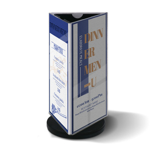 Exhibidor <span class=keywords><strong>de</strong></span> Acrílico <span class=keywords><strong>de</strong></span> 4 Lados para Mesa, 4 x 6, con Base Giratoria - Product Image 3