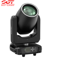 Mini 200W LED Beam Moving Head Licht 1.5 °   7000K-8000K Prisma DMX512 Master-Slave-Automatikmodus für Theaterbeleuchtung