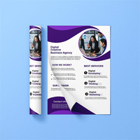 Impresión Personalizada de Folletos y Volantes en Cartulina A4/A5 para Negocios, Logotipo Personalizado, Grabado en Relieve/Grabado en Bajo Relieve, Laminación Brillante/Mate, Impresión en Papel