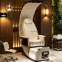 Mobilier de salon de luxe : fauteuils de pédicure avec spa pour les pieds, fauteuils de pédicure électriques avec baignoire pour les pieds
