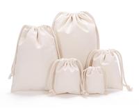 À la mode Vintage Rock bijoux emballage réutilisable écologique coton mousseline cordon pochette sac sacs à poussière pour le printemps/été