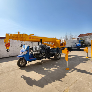 עגור שלדת תלת אופן עם עגור מיני 5 טון הרמת עגור מיני תוצרת סין - Product Image 3