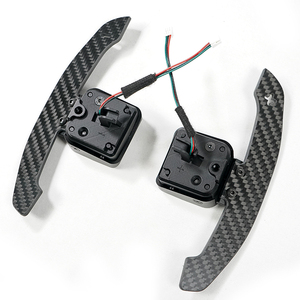 Palette de changement de vitesse magnétique en fibre de carbone pour <span class=keywords><strong>AUDI</strong></span> A <span class=keywords><strong>Q</strong></span> S <span class=keywords><strong>RS</strong></span> série A4 /<span class=keywords><strong>5</strong></span> Q3/<span class=keywords><strong>5</strong></span> RS4/<span class=keywords><strong>5</strong></span> SQ7/8 Palettes de changement de vitesse étendues de remplacement - Product Image 5