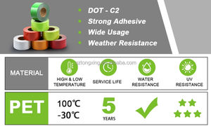 عالية الكثافة للماء درجة الماس المنشورية عاكس الفينيل الأشرطة عالية الجودة 3 متر المواد العاكسة - Product Image 4