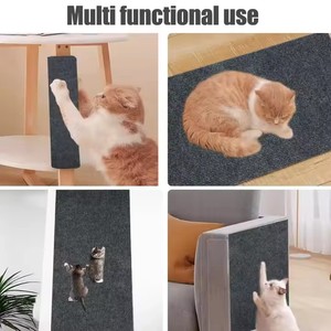Tapete Arranhador para Gatos por Atacado, Poste Arranhador DIY, Tapete de Escalada Recortável, Almofada de Carpete Autoadesiva, Protetor de Móveis - Product Image 5