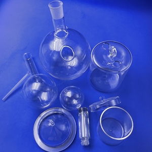 Nhà Máy Tùy Chỉnh 50Ml-500Ml Trong Suốt Phòng Thí Nghiệm Sử Dụng Một Cổ Vòng Dưới Rõ Ràng Thủy Tinh Thạch Anh Flask Cho Phòng Thí Nghiệm - Product Image 5