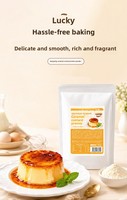 Poudre de pudding de Chine pour usage commercial, sans cuisson, pour crème brûlée, dessert au caramel, collation, soupe sucrée, poudre de crème anglaise en sachet