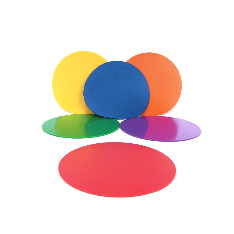 GD Спортивное тренировочное оборудование Акция легкая атлетика упражнения 9 дюймов ПВХ круглый коврик; 22,5 см диаметр спортивный коврик