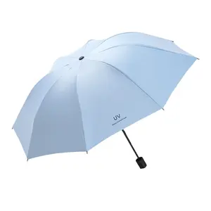 YDM 핫 세일 자외선 차단제 안티 3 배 비 태양 듀얼 반자동 제어 접는 UV 우산
