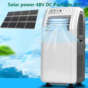 Aire Acondicionado Solar Fuera de la Red, Mini Split de 24 SEER, 48V, 9000 BTU, 12000 BTU, 18000 BTU, 24000 BTU, Aire Acondicionado Blanco para Habitaciones, R134A / 24 SEER - Product Image 4