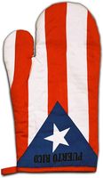 Ensemble de cuisine et barbecue avec tablier, maniques et porte-pot à motif drapeau de Porto Rico, personnalisé et à prix réduit, pour le nettoyage et la cuisson