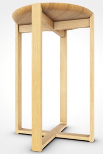 ชุดโต๊ะกาแฟทรงกลมทันสมัยโต๊ะข้างเสริมฐานไม้ <span class=keywords><strong>X</strong></span> - Product Image 5