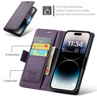 CaseMe Charge sans fil pour iPhone 16 Pro Max Etui de téléphone RFID Accessoires magnétiques Carte pour iPhone 17 16 Pro Max 15 14 13 12 Etui