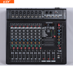 Console de mixage amplifiée DMX99 Series 6/8/12/16 canaux 350W avec lecteur MP3 numérique haute définition grand écran, égaliseur 99DSP 3 bandes pour bar - Product Image 1