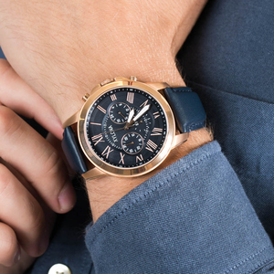 Montre habillée de haute qualité Montres-bracelets pour hommes Montres-bracelets en cuir Reloj à quartz originales avec boîte - Product Image 2